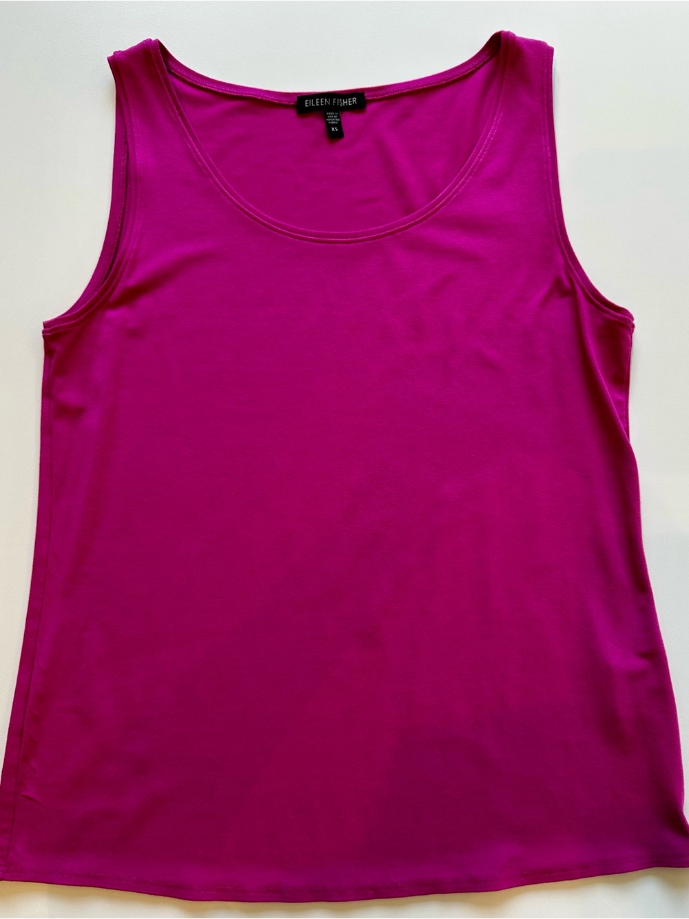 Eileen Fisher Fuchsia Stretch Tank Top XS